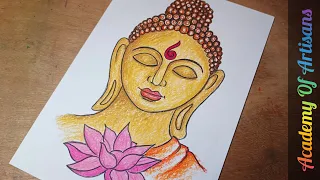 Happy Buddha Purnima | How To Draw Buddhadeb | buddha drawing | Academy Of Artisans