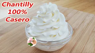 CHANTILLY %100 CASERO solo 2 INGREDIENTES 😱 Crema para BATIR