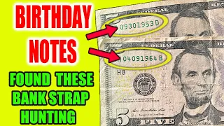 Gifts Kept Coming From This Bank Strap Hunt - Birthday Notes , Cool Serial #s , Star Notes & More