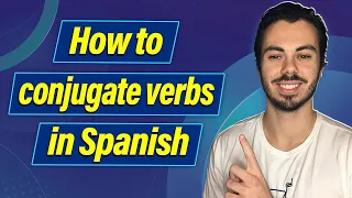 Conjugate Spanish Verbs without memorizing anything (Easier than you think)