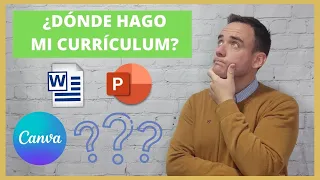 ⭐ Los MEJORES PROGRAMAS para hacer el CURRÍCULUM ⭐