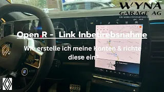 Einrichtung Open R - Link Renault