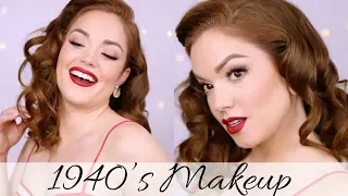 1940s HOLLYWOOD GLAM  |  Makeup Through the Decades!