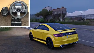 580HP Audi TT RS 2018 - Forza Horizon 5 (Steering Wheel + Shifter) Gameplay