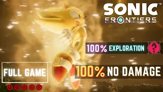 Sonic Frontiers - 100% Full Game Walkthrough (All Red Star Rings / S-Rank) / No Damage