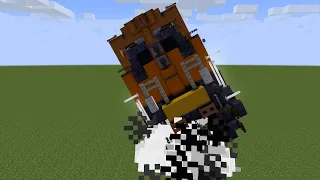Minecraft Train Crash Animation 2