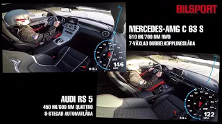 Audi RS 5 vs Mercedes-AMG C 63 S (Bilsport 1/2018)