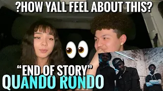 🤔HMM..Quando Rondo - End Of Story (Official Audio) REACTION❗️