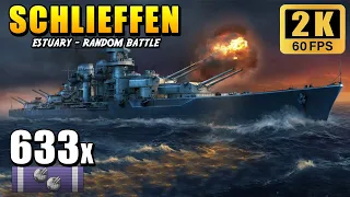 Battleship Schlieffen - overwhelming superiority with secondary weapons