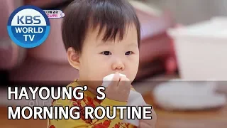 Hayoung's morning routine [The Return of Superman/2020.03.08]