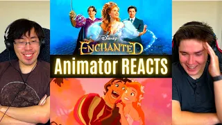 REACTING to * Enchanted* BEST PRINCESS EVER?? (First Time Watching) Animator Reacts