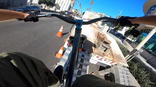 RIDING BRAND NEW PARTS FOR MY DIRT JUMPER MTB - TESTING IN THE STREETS!