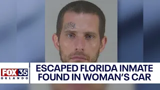 Escaped Florida inmate found hiding in woman's car after fleeing from Orlando prison