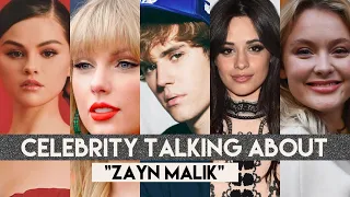 CELEBRITY CRUSHING ON ZAYN MALIK||  ft selena gomez,taylor swift,onedirection,justin bieber