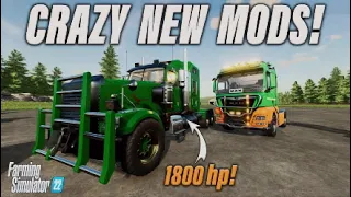 1800HP! FS22 | CRAZY NEW MODS! | (Review) Farming Simulator 22 | PS5 | 28th April 2022.