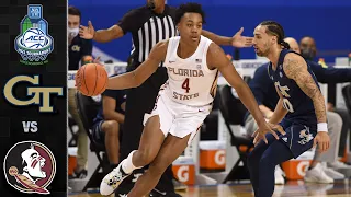 Georgia Tech vs. Florida State ACC Men's Basketball Tournament Highlights (2021)