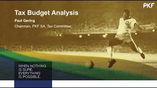 PKF in SA | Tax Budget Analysis Webinar 2023-2024