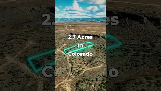 2.7 Acres of COLORADO Land for Sale with View of Rocky Mountains • LANDIO