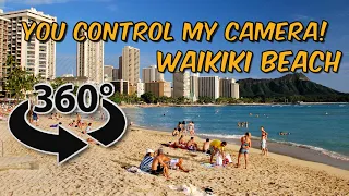VR 360 Video Walking Tour - You Control The Camera - Waikiki Beach Oahu Hawaii #vr #vr360