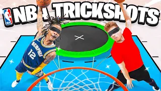 Recreating The Greatest NBA Trickshots of All Time!