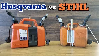 Husqvarna VS Stihl komdiканистры штиль против хускварны