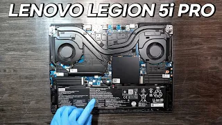 Lenovo Legion 5i Pro 16" Laptop Disassembly - New Thermal Compound!!