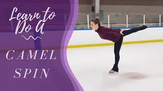 Learn To Do The Camel Spin in Figure Skates!