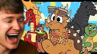 Reacting to Anguirus' Vacation! (Funny)