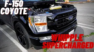 MY DADS WHIPPLE SUPERCHARGED 2021 FORD F-150 COYOTE!