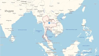 Where is Thailand? - country on the world map