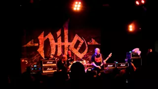 Nile - Lashed to the slave stick - Sydney 20/11/2015