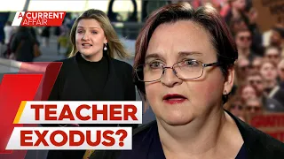 Teachers leaving profession in droves amid rise of violence | A Current Affair