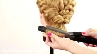 Простая прическа из жгутов. Easy Twisted Hairstyle