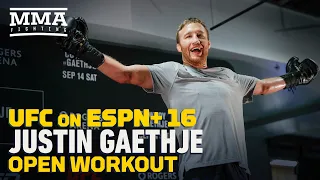 UFC Vancouver: Justin Gaethje Open Workout Highlights - MMA Fighting
