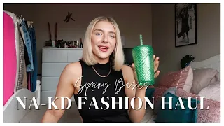 SPRING NA-KD FASHION HAUL 🌸🌷🌼| WORK FROM HOME VLOG