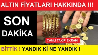 1 OCAK 2023 ALTIN FİYATLARI BUGÜN NE KADAR GRAM ALTIN ÇEYREK ALTIN YARIM TAM ALTIN FİYATLARI