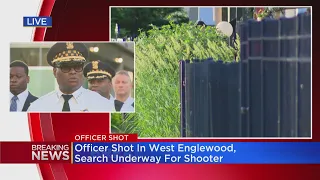 CPD officer shot in West Englewood; search under way for shooter