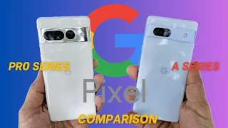 Google Pixel 7a vs Google Pixel 7 Pro! Spec Comparison! Spend The Extra Cash
