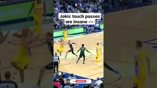 Jokic passing skill is crazy 👀 #shorts #nba