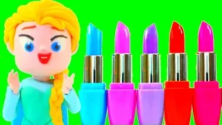 PRINCESS ELSA NEW MAKE UP ❤ SUPERHERO BABIES PLAY DOH CARTOONS FOR KIDS