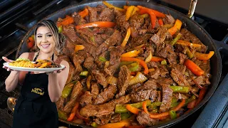 The BEST STEAK FAJITAS You Can Make at Home!