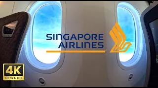 2023 Singapore Airlines SQ876 Business Class Singapore to Taipei 新加坡航空 787-10 夢幻客機 商務艙 新加玻➞ 台北 4K