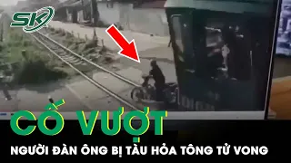 Cố Vượt Rào Chắn, Người Đàn Ông Bị Tàu Hỏa Cán Tử Vong Ở Hải Dương | SKĐS