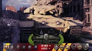 World of Tanks Caernarvon - 1vs9 - 13 Kills - 6.1k Damage [Gameplay|HD]