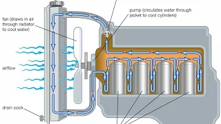 CAR ENGLINE COOLING SYSTEM & HOW DOES IT WORK! #automobile #car #knowledge