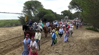 Rocio - 2023 -   Embarque de la Hermandad de Sanlúcar de Barrameda