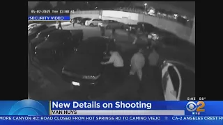 Security Video Shows Shooting Outside Van Nuys Bar