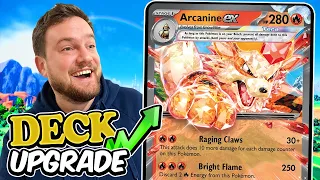 How to Upgrade Arcanine ex Starter Deck on Pokemon TCG Live