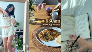 830am morning routine 🌞 (healthy habits for a good day!)