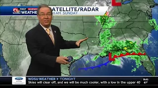 A strong cold front brings big changes